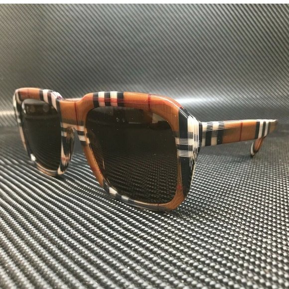 Burberry Brown 55mm Men's Sunglasses - Picture 1 of 4